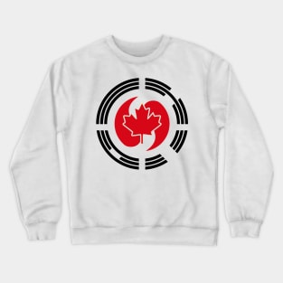 Korean Canadian Multinational Patriot Flag Series Crewneck Sweatshirt